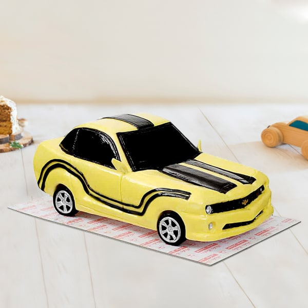 Transformers Bumblebee Fondant Cake (3.5 Kg)