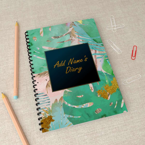 Tropical Love Personalized Notebook