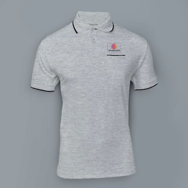 Tropikana Dry n Cool Polo T-shirt for Men (Grey)