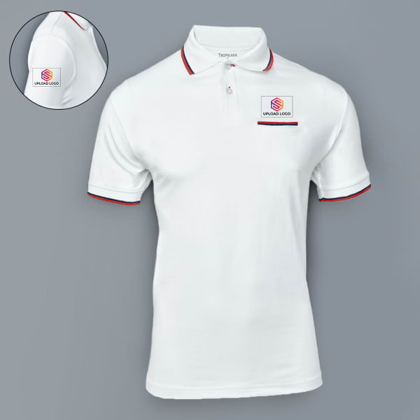 Tropikana Dry n Cool Polo T-shirt for Men (White)