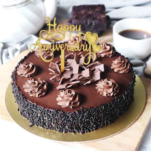 Truffle Delight Anniversary Cake