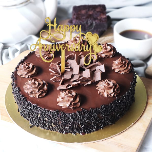 Truffle Delight Anniversary Cake (500 Gm)