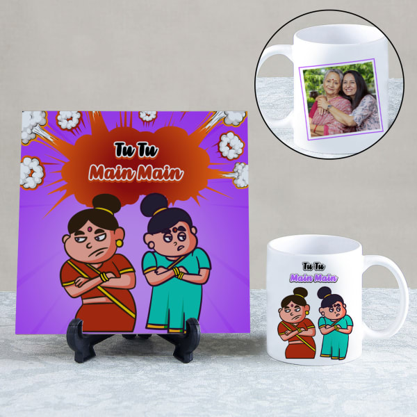 Tu Tu Main Main Ceramic Tile And Personalized Mug