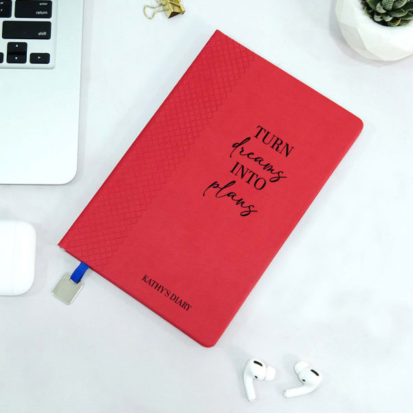 Turn Dreams Into Plans Personalized Diary