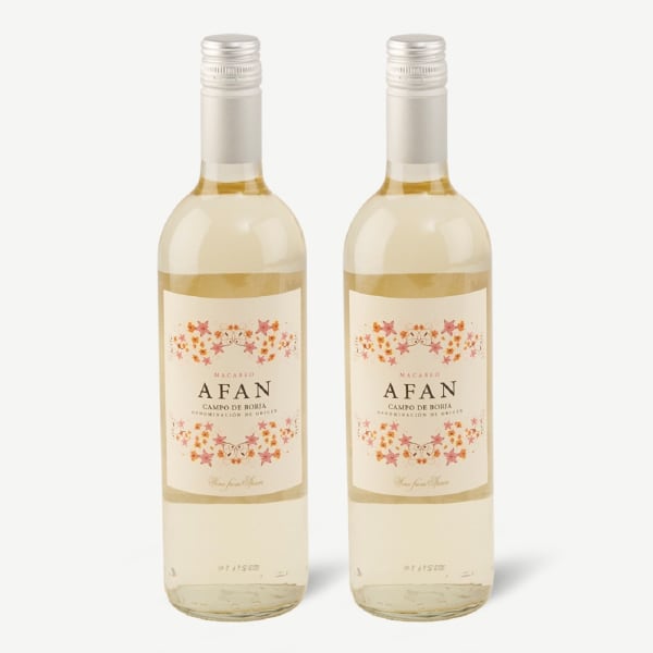 Two bottles of Afan, Macabeo