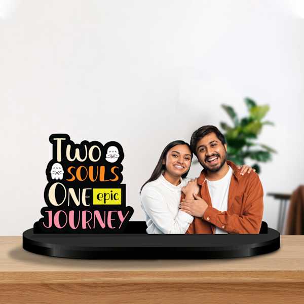 Two Souls Personalized Acrylic Photo Frame