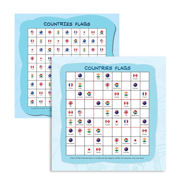 Ultimate Country Flag Sudoku - Single Piece