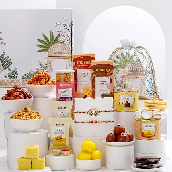 Ultimate Gourmet Indulgence Rakhi Hamper