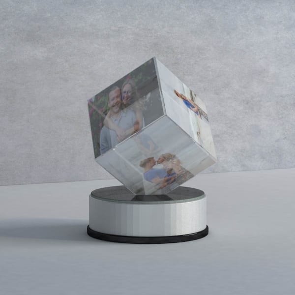 Unbreakable Bonds Personalized Anniversary Crystal Cube ...