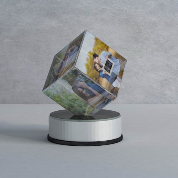Unbreakable Bonds Personalized Anniversary Crystal Cube