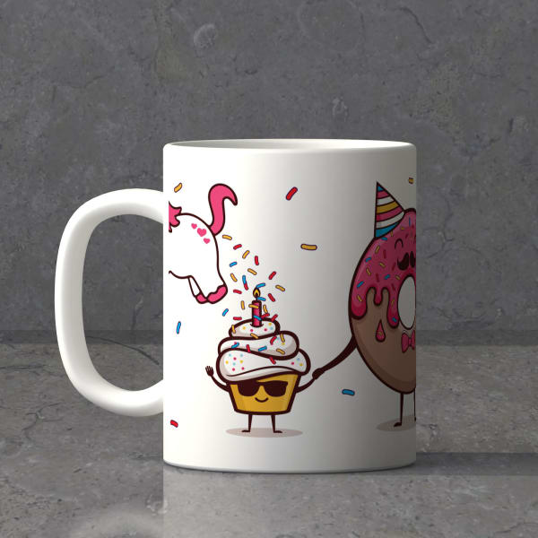 Unicorn Farts Birthday Personalized Mug