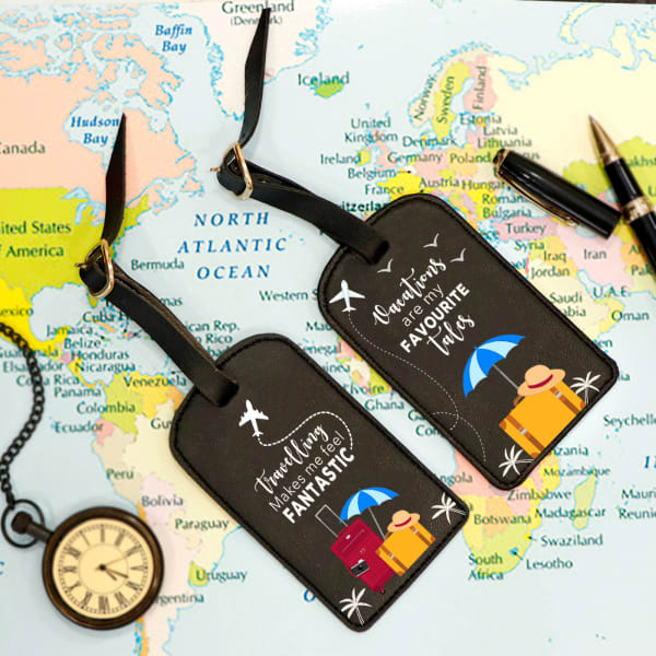 Vacation Time Luggage Tags