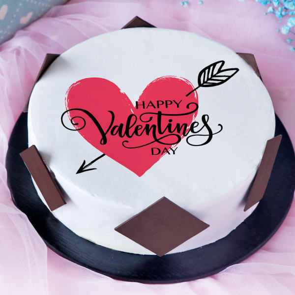 Valentine Heart Poster Cake (1 kg)