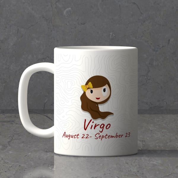 Virgo Sun Sign Birthday Mug