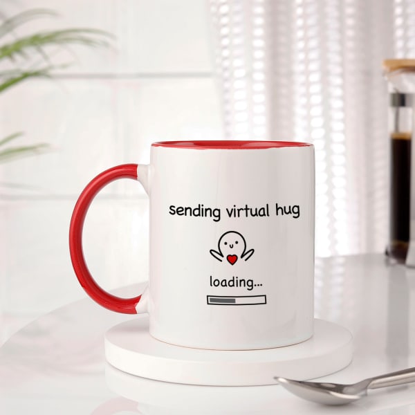 Virtual Hug Personalized Ceramic Mug