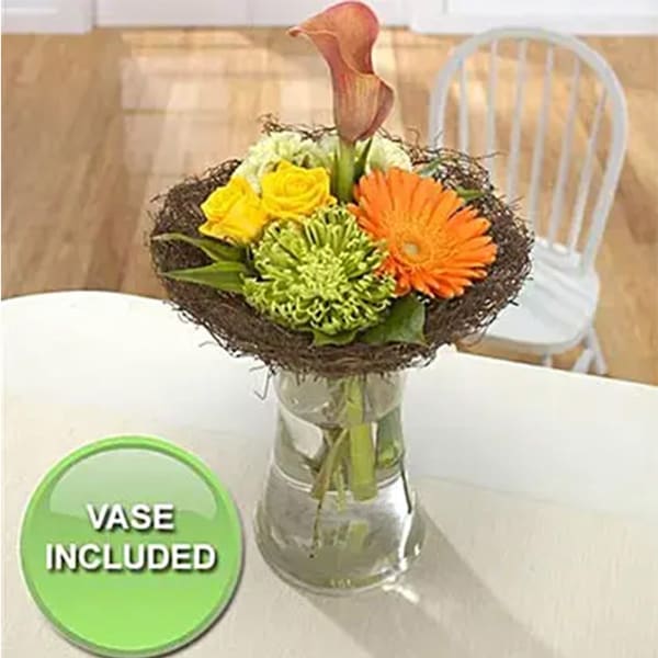 Vivid Vase Arrangement