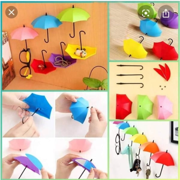 Buy/Send Wall Hook Umbrella Set Of 3 Online IGP JVS1232529