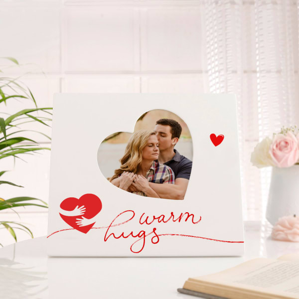 Warm Hugs Personalized Wooden Frame