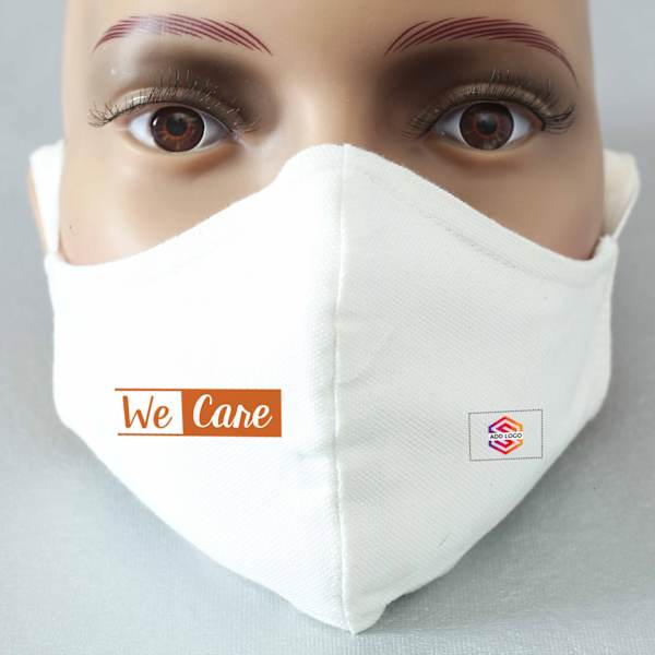 We Care Face Mask With Logo Customisation Gift/Send