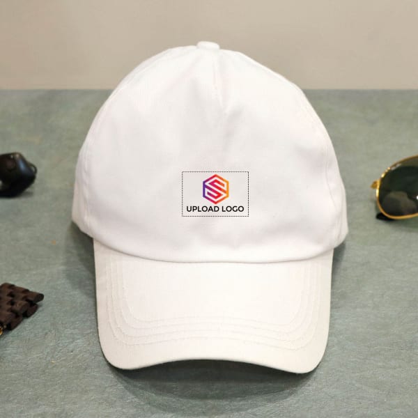 White Cap - Customized With Logo