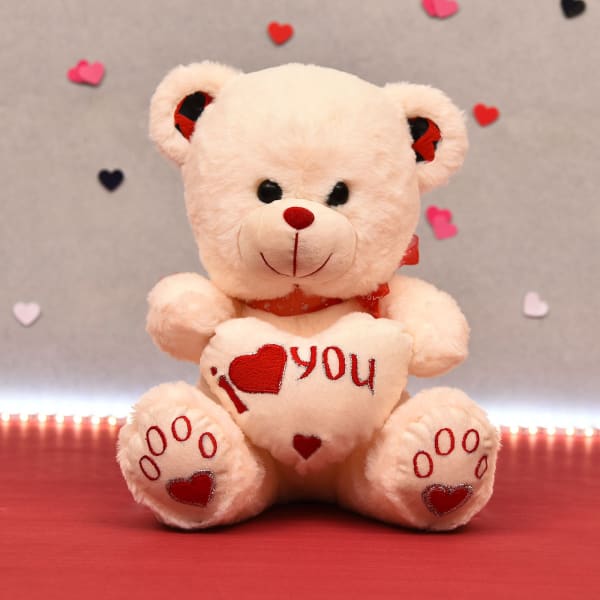 love with teddy bear