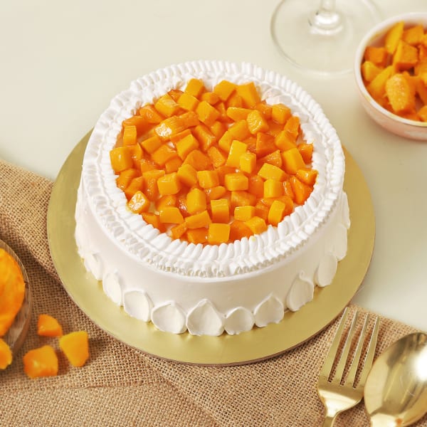 White Summer Mango Harvest Cake (1 kg)