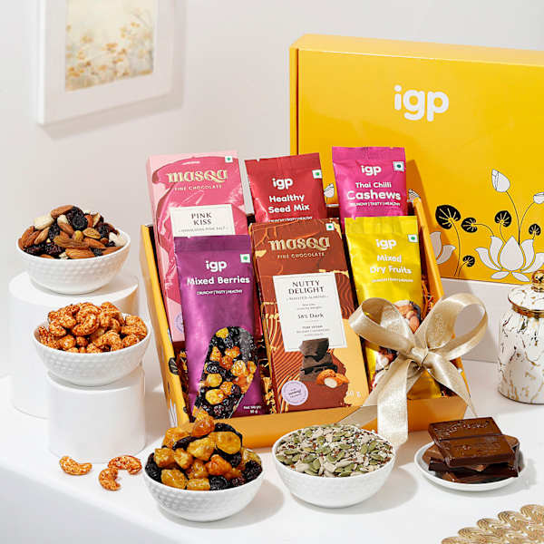 Wholesome Treats and Chocolates Hamper