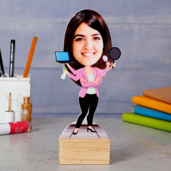 Woman Hustler Caricature