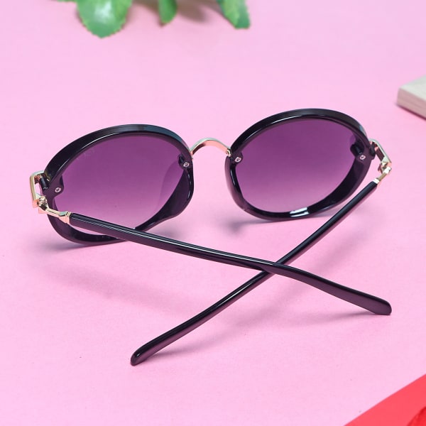 Women S Black Round Sunglasses T Send Fashion And Lifestyle Ts