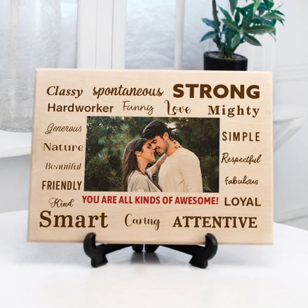 Wooden Frame - Personalized You Are All Kinds Of Awesome