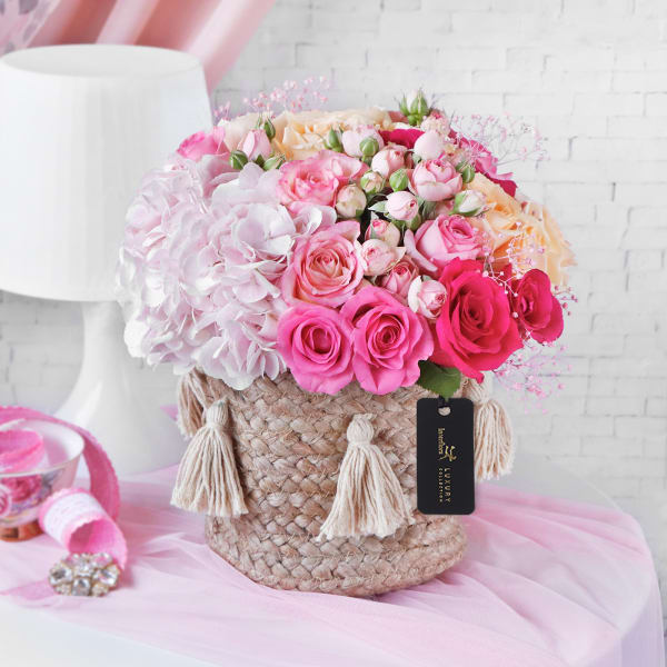 Woven with Love Flower Basket