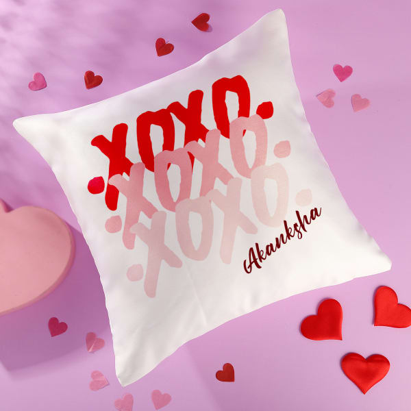 XOXO Personalised Love Cushion