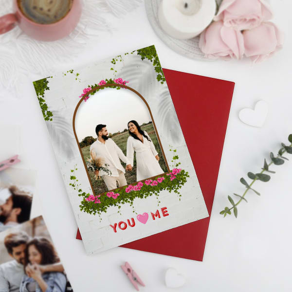 You And Me - Personalized Bi-Fold Window Greeting Card