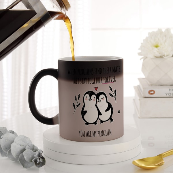 You Are My Penguin Personalized Magic Mug