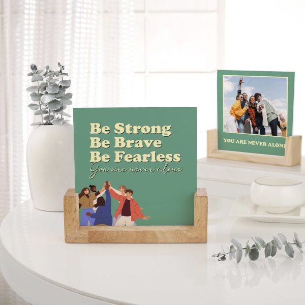 You Are Never Alone Personalized Sandwich Frame