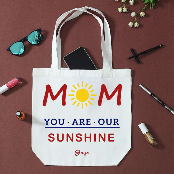 You Are Sunshine Personalized Shopping Bag