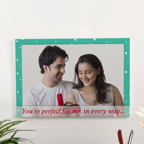 You're Perfect Personalized A3 Canvas
