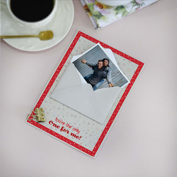You're The Only One For Me - Personalized Greeting Card With Envelope
