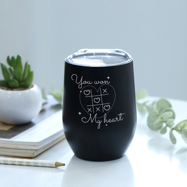 You Won My Heart Personalized Stainless Steel Tumbler
