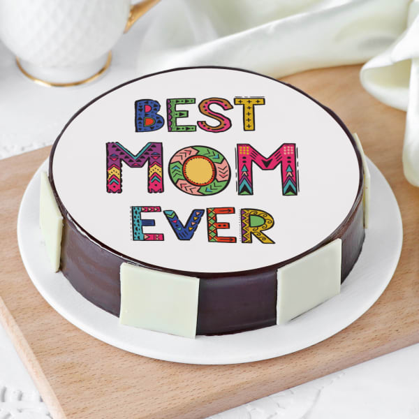 Yummy Best Mom Ever Cake (Half Kg)