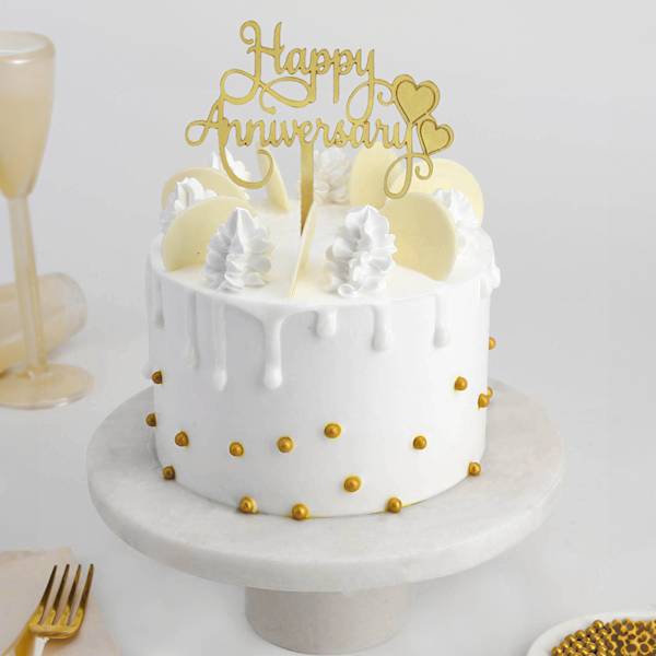 Yummy Pineapple Anniversary Special Cake