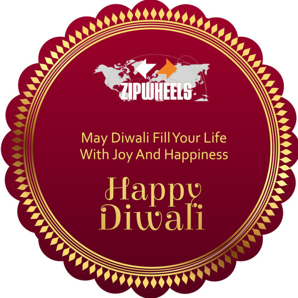 ZIP WHEELS EXPRESS Diwali Hamper with Dry Fruits and Canister