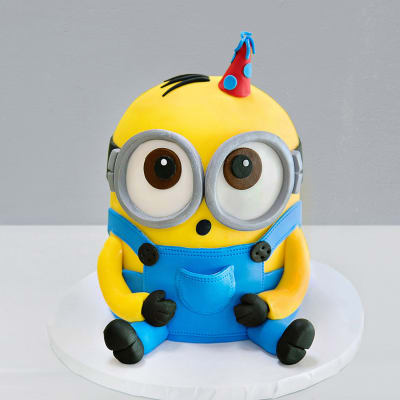 Adorable Minion Fondant Cake 6 Kg Gift Send Single Pages Gifts Online Hd1112823 Igp Com