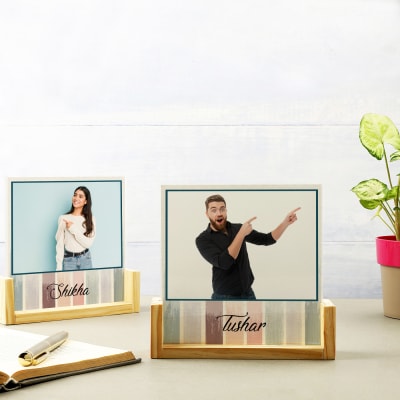 Aesthetic Personalized Sandwich Photo Frame: Gift/Send Bhaidooj Gifts ...