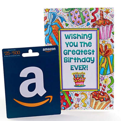 Amazon 25 Gift Card With Birthday Greeting Card Gift Send Greeting Cards Gifts Online Us1023785 Igp Com