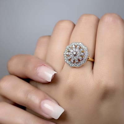 American Diamond Ring - Dazzle Up - 3880459