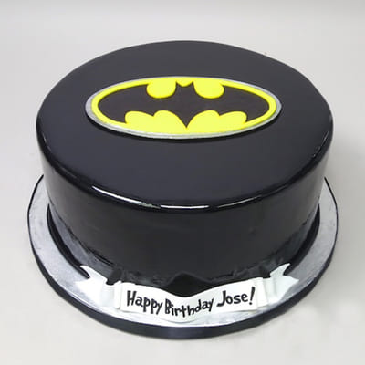 Buy/Send Batman Logo Fondant Cake 2 Kg Online | IGP | HD1046892