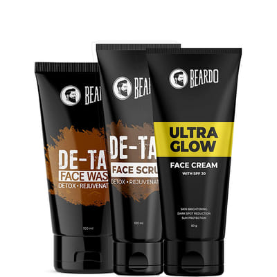 Buy/Send Beardo Summer Combo De Tan Face Wash, De Tan Scrub and