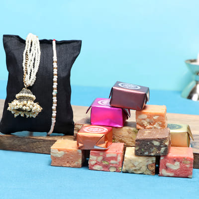 Bhaiya Bhabhi Rakhi with Mix Mewa Bites