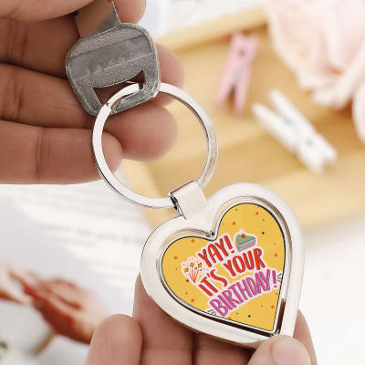 Birthday Key Chain: Gift/Send Addons Gifts Online JVS1284075 |IGP.com